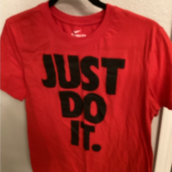Nike Red Tee with Swoosh - Picture 4 of 4